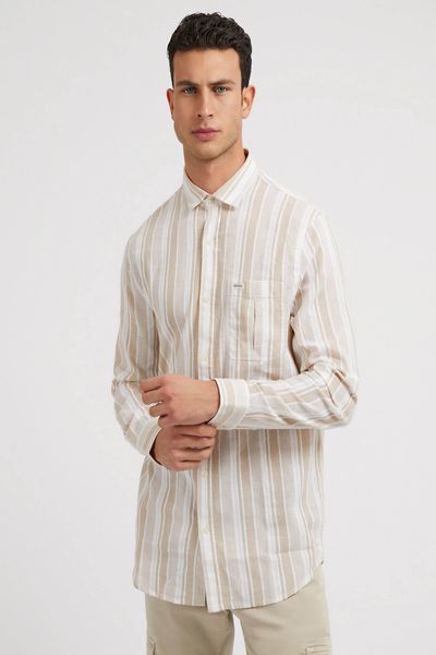 Camisa-Guess-Collins-Stripe-Para-Hombre
