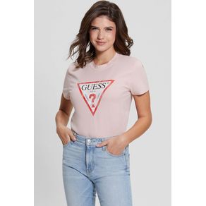 

Playera Rosa Guess Logo Talla: XS