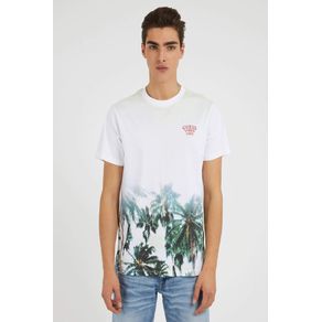 

Playera Blanca Guess Palms Talla: XS