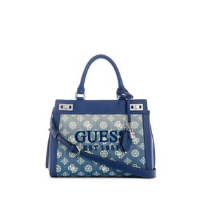 

Bolsa Satchel Azul Marino Guess Katey