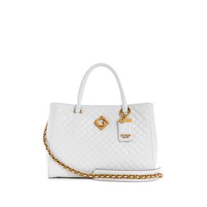 

Bolsa Satchel Blanca Guess Nerina