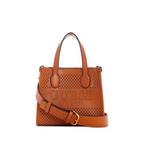 

Bolsa Mini Tote Café Guess Katey Perf