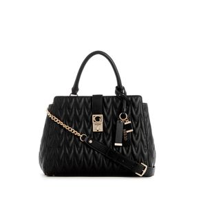 

Bolsa Satchel Negra Guess Regilla