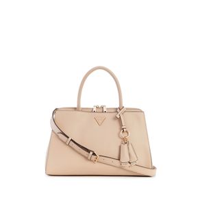 

Bolsa Satchel Beige Guess Emiliya