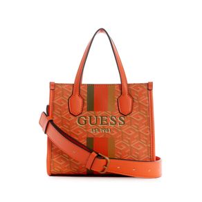 

Bolsa Mini Tote Naranja Guess Silvana