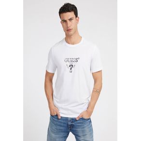 

Playera Blanca Guess Geo Triangle Talla: S