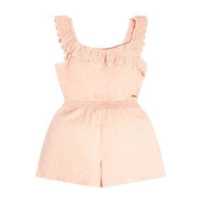 

Romper Rosa Guess Kids Sangallo Para Niña Talla: 7