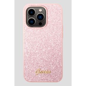 

Funda Para Celular iPhone 14 Pro Max Rosa Guess Glitter Flakes