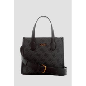 

Bolsa Mini Tote Negro Guess Silvana
