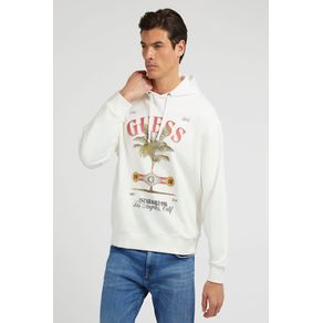 

Sudadera Blanca Guess Palms Talla: XS