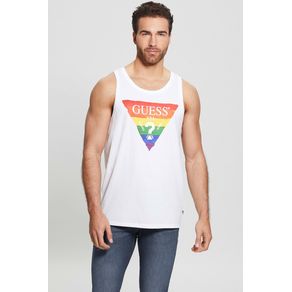 

Playera Sin Mangas Blanca Guess Pride Talla: XL