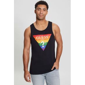 

Playera Sin Mangas Negra Guess Pride Talla: S