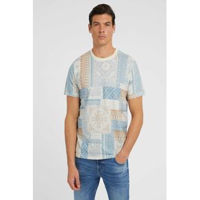 

Playera Azul Guess ECO Blend Tile Talla: XS