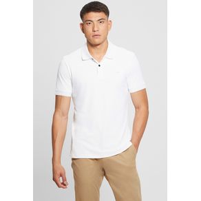 

Playera Tipo Polo Blanca Guess Stretch Talla: S