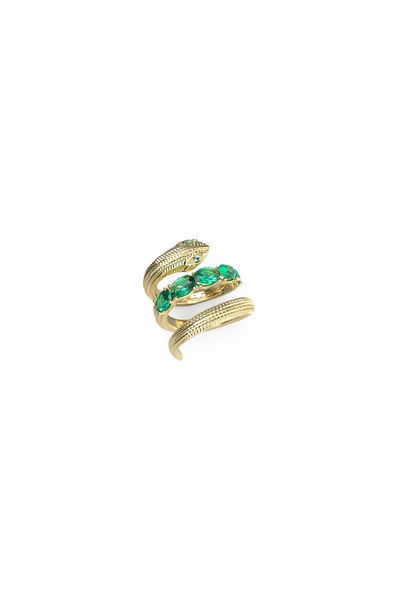 Anillo-Verde-Guess-Golden-Temptation