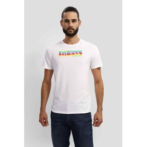 

Playera Blanca Guess Pride Wave Talla: XL