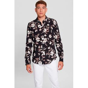 

Camisa Negra Guess ECO Floral Talla: S