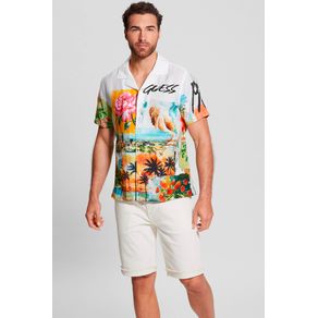 

Camisa Blanca Guess Sand Wash Talla: XL
