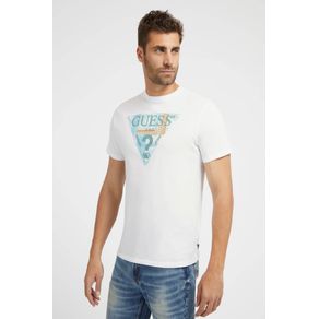 

Playera Blanca Guess Mosaic Talla: L