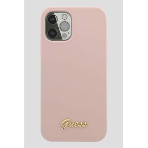 

Funda Para Celular iPhone 12/12 Pro Rosa Guess Silicon Funda Para Celular Guess iPhone 12/12 Pro Silicon Rosa Para Mujer