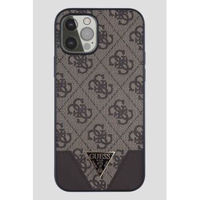 

Funda Para Celular iPhone 12 Pro Max Café Guess Triangle Metal Funda Para Celular Guess iPhone 12 Pro Max Triangle Metal Para Mujer
