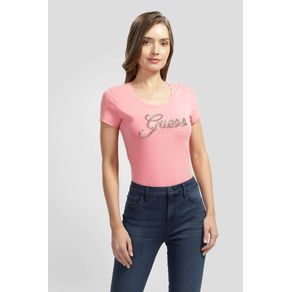 

Playera Rosa Guess Script Talla: XS