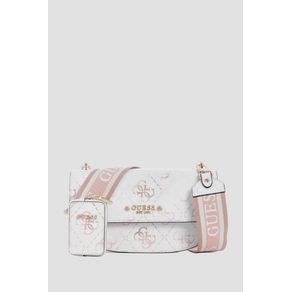 

Bolsa Crossbody Flap Blanca Guess Rea