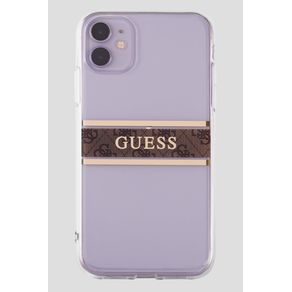 

Funda Para Celular iPhone 11 Morada Guess Stripe Charm