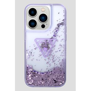 

Funda Para Celular iPhone 14 Pro Morada Guess Translucent Triangle