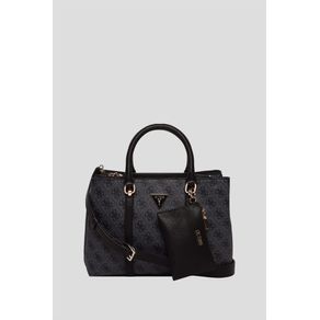 

Bolsa Satchel Negra Guess ECO Craig