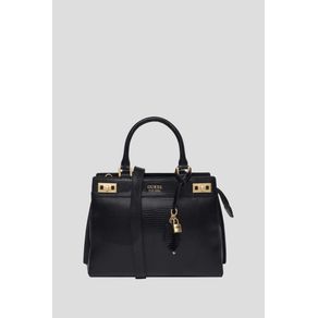 

Bolsa Satchel Negra Guess Katey