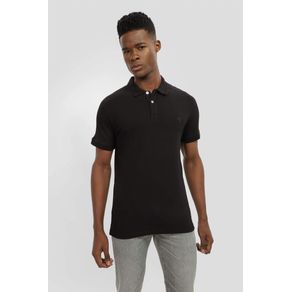 

Playera Tipo Polo Negra Guess Logo Talla: XL