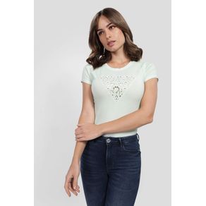 

Playera Verde Guess Eyelet Floral Talla: S