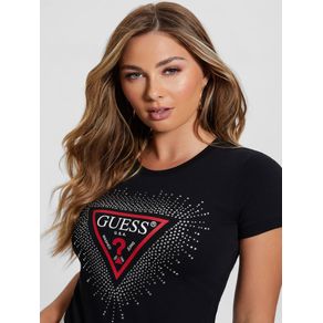 

Playera Negra Guess Star Triangle Talla: XS