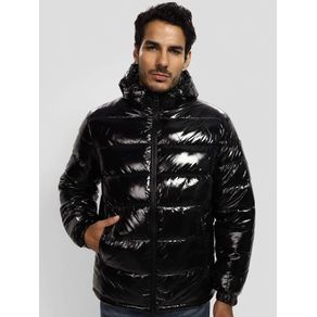 

Chamarra Negra Guess Liquid Puffa Talla: L