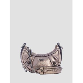 

Bolsa Mini Crossbody Metálica Guess Clelia